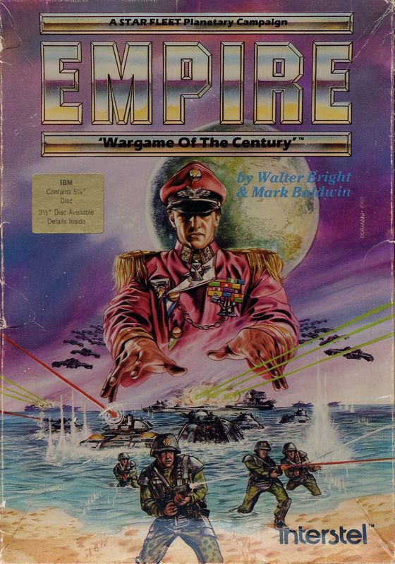 Empire: Wargame of the Century box art for Commodore 64